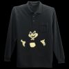 Long Sleeve Silk Touch Polo with Pocket Thumbnail
