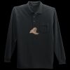 Long Sleeve Silk Touch Polo with Pocket Thumbnail
