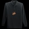 Long Sleeve Silk Touch Polo with Pocket Thumbnail