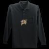 Long Sleeve Silk Touch Polo with Pocket Thumbnail