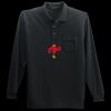 Long Sleeve Silk Touch Polo with Pocket Thumbnail