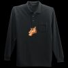 Long Sleeve Silk Touch Polo with Pocket Thumbnail