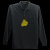 Long Sleeve Silk Touch Polo with Pocket Thumbnail