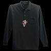 Long Sleeve Silk Touch Polo with Pocket Thumbnail