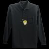 Long Sleeve Silk Touch Polo with Pocket Thumbnail