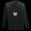 Long Sleeve Silk Touch Polo with Pocket Thumbnail