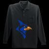 Long Sleeve Silk Touch Polo with Pocket Thumbnail