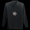 Long Sleeve Silk Touch Polo with Pocket Thumbnail