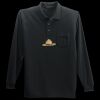 Long Sleeve Silk Touch Polo with Pocket Thumbnail