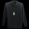 Long Sleeve Silk Touch Polo with Pocket Thumbnail
