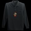 Long Sleeve Silk Touch Polo with Pocket Thumbnail