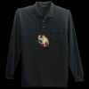 Long Sleeve Silk Touch Polo with Pocket Thumbnail