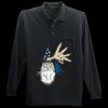 Long Sleeve Silk Touch Polo with Pocket Thumbnail