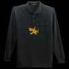Long Sleeve Silk Touch Polo with Pocket Thumbnail