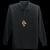 Long Sleeve Silk Touch Polo with Pocket Thumbnail