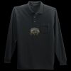 Long Sleeve Silk Touch Polo with Pocket Thumbnail