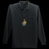 Long Sleeve Silk Touch Polo with Pocket Thumbnail