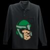 Long Sleeve Silk Touch Polo with Pocket Thumbnail