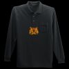 Long Sleeve Silk Touch Polo with Pocket Thumbnail