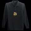 Long Sleeve Silk Touch Polo with Pocket Thumbnail