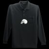 Long Sleeve Silk Touch Polo with Pocket Thumbnail