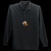 Long Sleeve Silk Touch Polo with Pocket Thumbnail