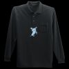 Long Sleeve Silk Touch Polo with Pocket Thumbnail