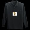 Long Sleeve Silk Touch Polo with Pocket Thumbnail