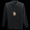 Long Sleeve Silk Touch Polo with Pocket Thumbnail