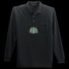 Long Sleeve Silk Touch Polo with Pocket Thumbnail
