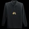 Long Sleeve Silk Touch Polo with Pocket Thumbnail