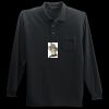 Long Sleeve Silk Touch Polo with Pocket Thumbnail