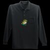 Long Sleeve Silk Touch Polo with Pocket Thumbnail