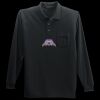 Long Sleeve Silk Touch Polo with Pocket Thumbnail