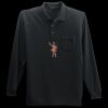 Long Sleeve Silk Touch Polo with Pocket Thumbnail