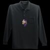 Long Sleeve Silk Touch Polo with Pocket Thumbnail