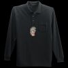 Long Sleeve Silk Touch Polo with Pocket Thumbnail