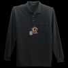 Long Sleeve Silk Touch Polo with Pocket Thumbnail