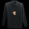 Long Sleeve Silk Touch Polo with Pocket Thumbnail