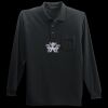 Long Sleeve Silk Touch Polo with Pocket Thumbnail