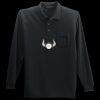 Long Sleeve Silk Touch Polo with Pocket Thumbnail