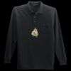 Long Sleeve Silk Touch Polo with Pocket Thumbnail