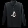Long Sleeve Silk Touch Polo with Pocket Thumbnail