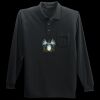 Long Sleeve Silk Touch Polo with Pocket Thumbnail