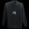 Long Sleeve Silk Touch Polo with Pocket Thumbnail