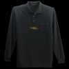 Long Sleeve Silk Touch Polo with Pocket Thumbnail