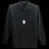 Long Sleeve Silk Touch Polo with Pocket Thumbnail