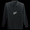 Long Sleeve Silk Touch Polo with Pocket Thumbnail