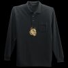 Long Sleeve Silk Touch Polo with Pocket Thumbnail