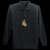 Long Sleeve Silk Touch Polo with Pocket Thumbnail